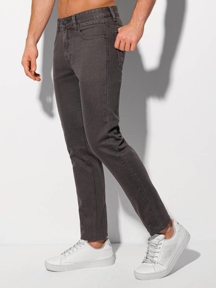 Spodnie męskie jeansowe 1240P - grafitowe
