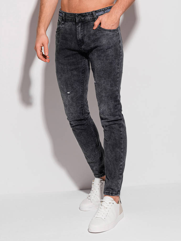 Spodnie męskie jeansowe 1314P - czarne