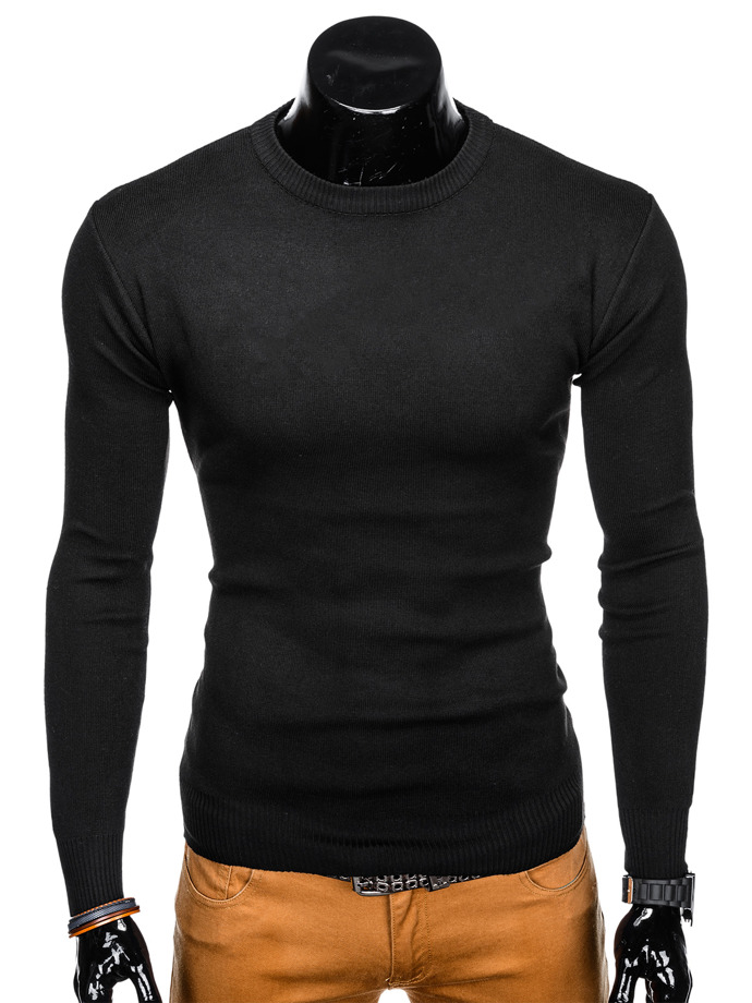 Sweter męski 142E - czarny