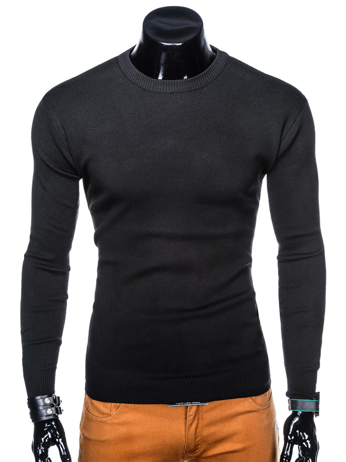 Sweter męski 150E - czarny