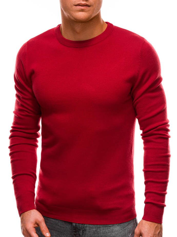 Sweter męski - czerwony V1 EM-SWBS-0100