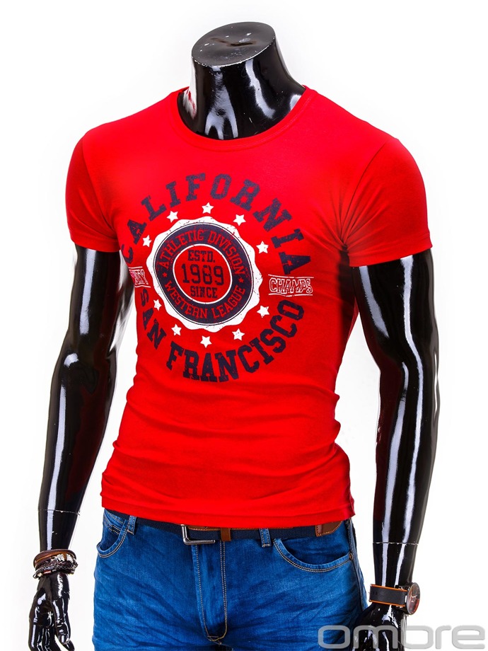 T-shirt S600 - czerwony